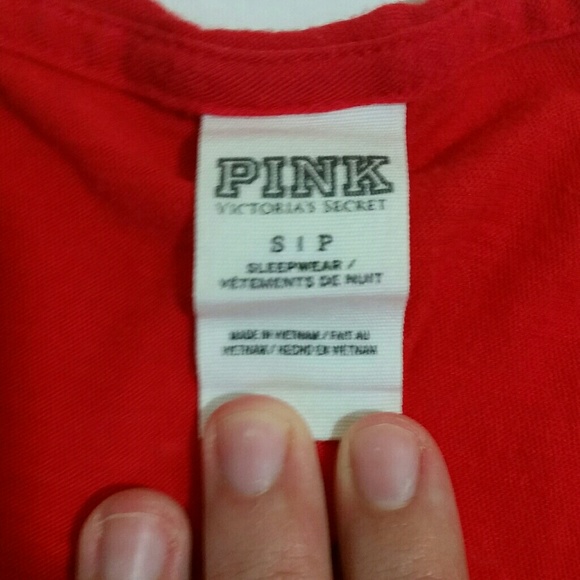 VICTORIA'S SECRET PINK naughty not nice tee S… - Picture 3 of 3